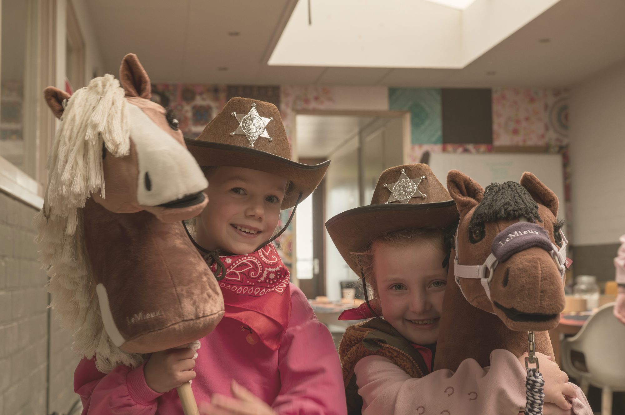 Een western-kinderfeestje bij Equinova