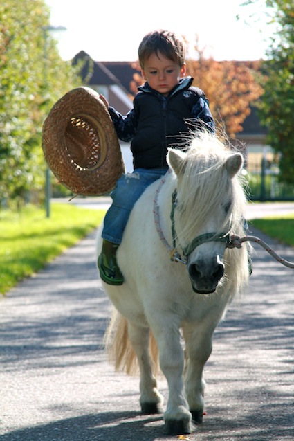 Kinderfeestje bij Equinova; in Cowboy stijl