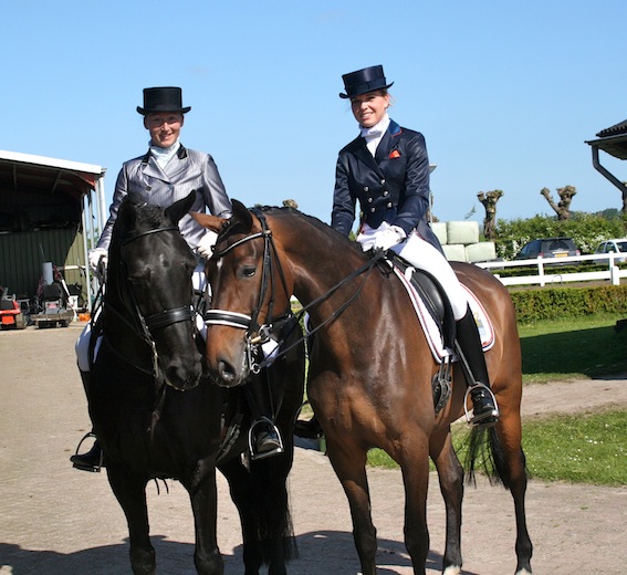 Ook mocht ik bijdragen aan het talent en succes van Amey Wagenaar met haar paard van toen Bonymanda