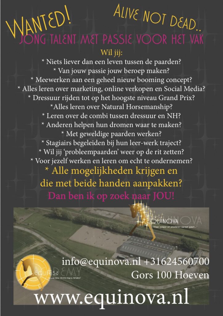 Ben jij mijn opvolger als topondernemer bij Equinova?
